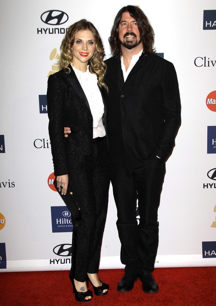 Jordyn Blum;Dave Grohl;<br>Clive Davis and The Recording Academy's 2013 Pre-Grammy Gala and Salute to Industry Icons