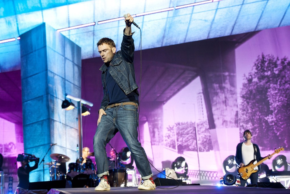 Dave Rowntree;Damon Albarn;Alex James;Blur;<br>BT London Live - Performances