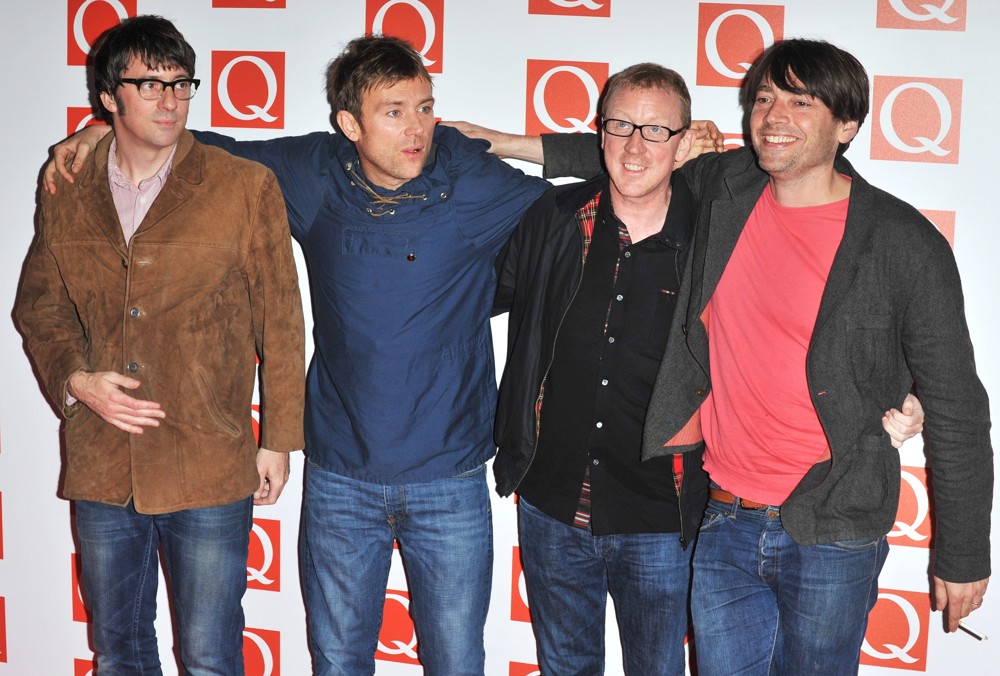 Blur;<br>The Q Awards 2012 - Arrivals