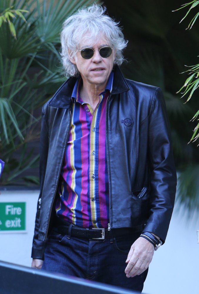 Bob Geldof Outside The ITV Studios