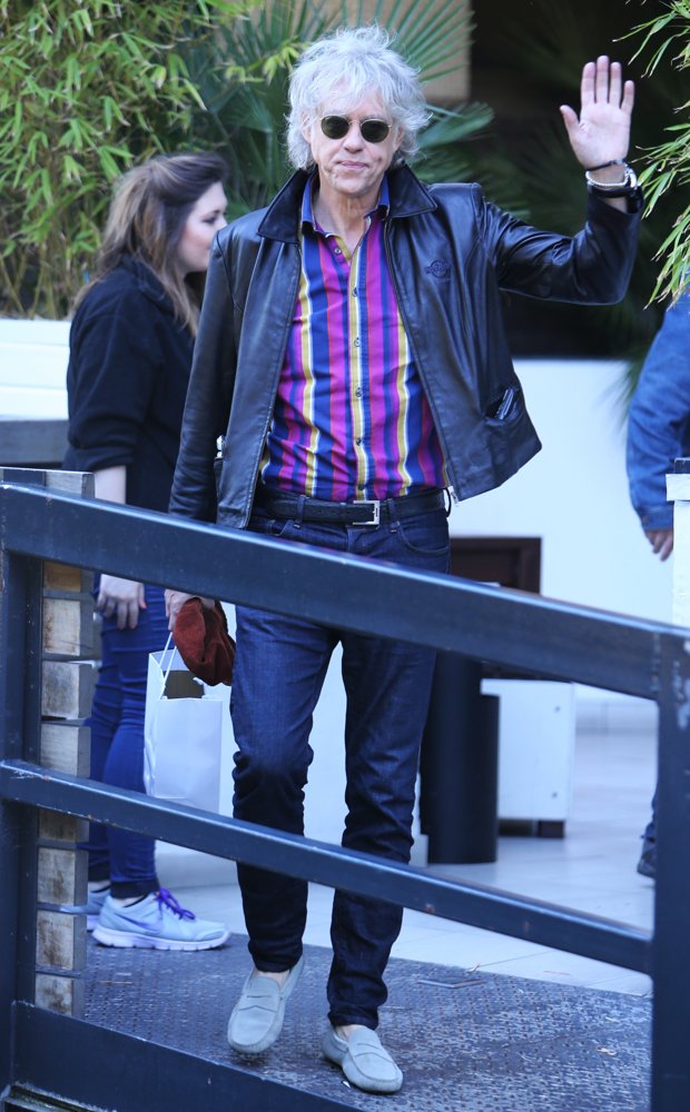 Bob Geldof Outside The ITV Studios