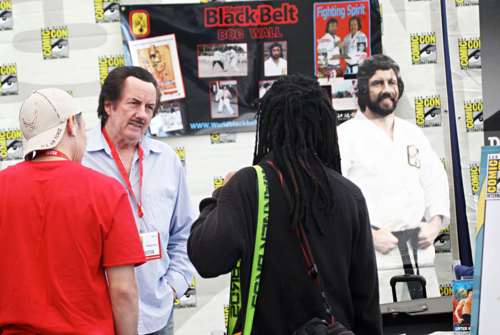 Bob Wall;<br>Signs Autographs For Fans at Comic Con