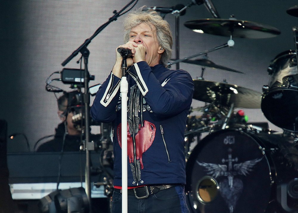 Bon Jovi Performing on Their This House Is Not for Sale Tour