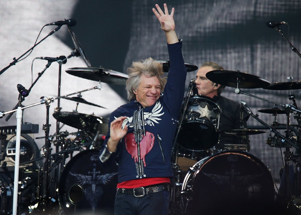 Bon Jovi Performing on Their This House Is Not for Sale Tour