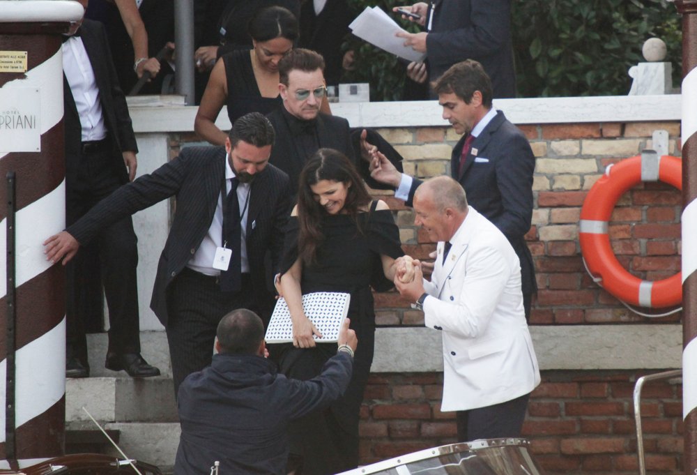 Bono;Ali Hewson;<br>The Wedding of George Clooney and Amal Alamuddin