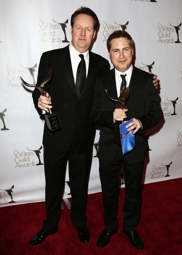 Dave Boone;Paul Greenberg;<br>2013 Writers Guild Awards - Press Room