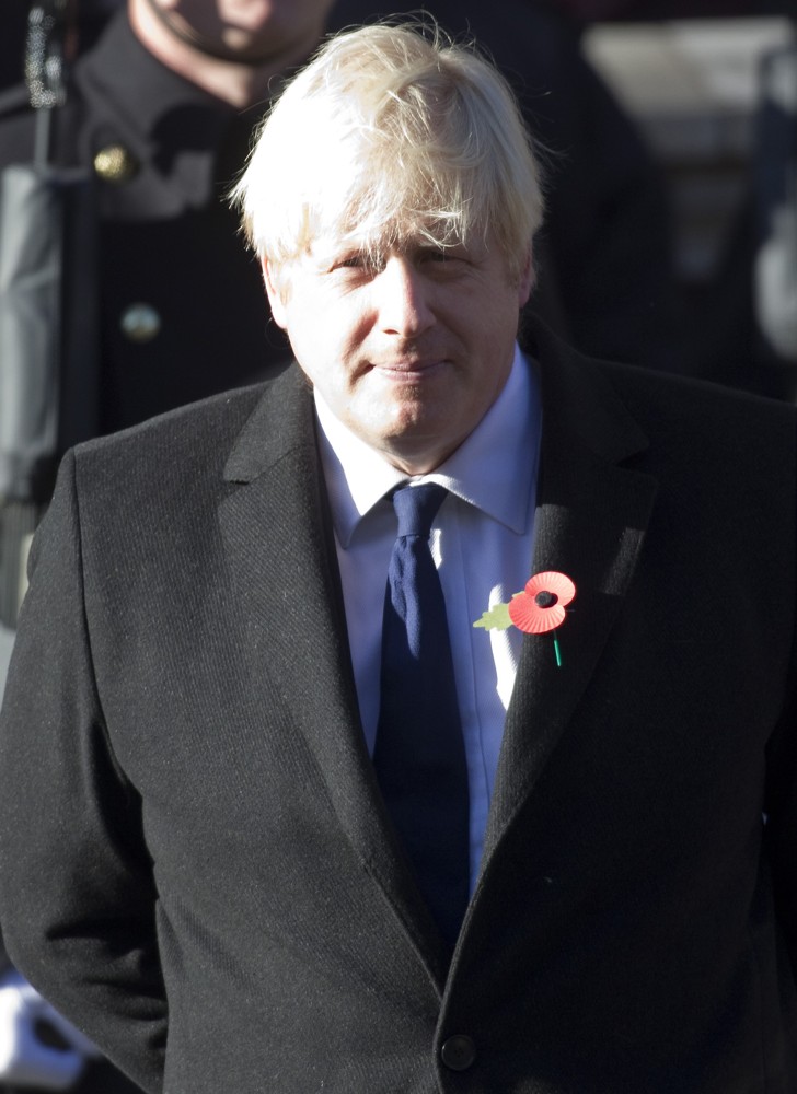 Boris Johnson;<br>Sunday Commemorating Sacrifices of The Armed Forces