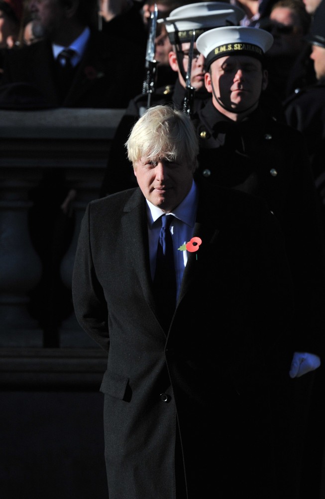 Boris Johnson;<br>Sunday Commemorating Sacrifices of The Armed Forces