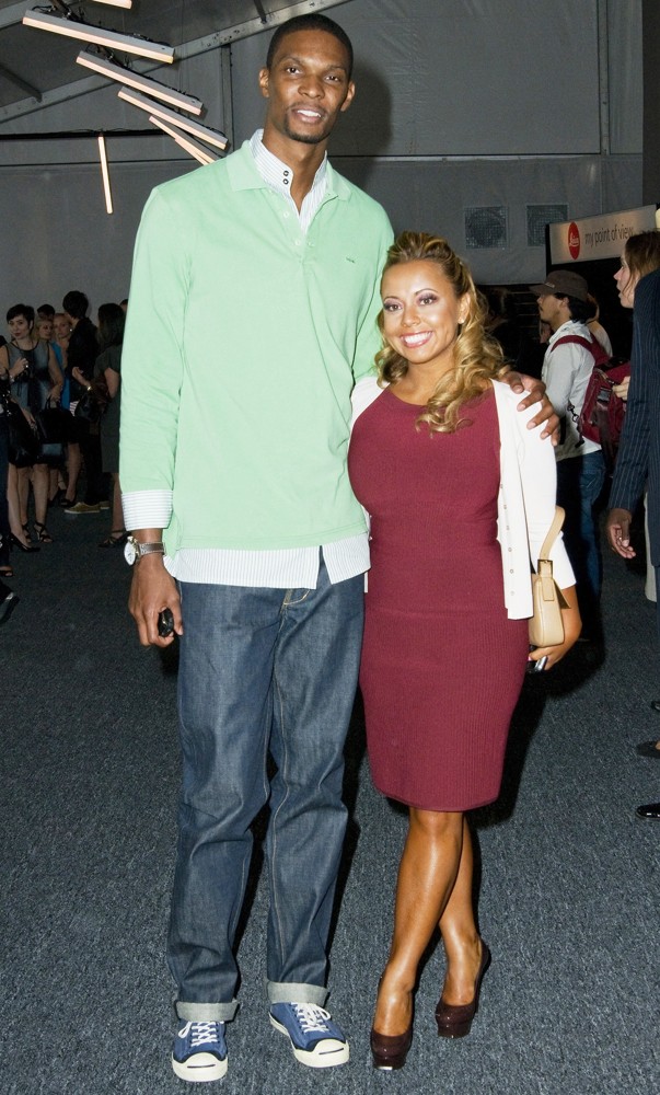 Chris Bosh;Adrienne Williams;<br>Mercedes-Benz IMG New York Fashion Week Spring-Summer 2011