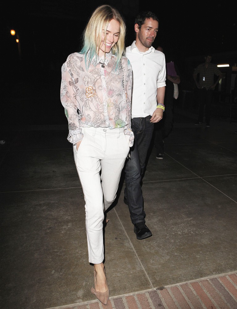 Kate Bosworth;Michael Polish;<br>Kate Bosworth and Michael Polish Leaving UCLA After Watching Coldplay Perform