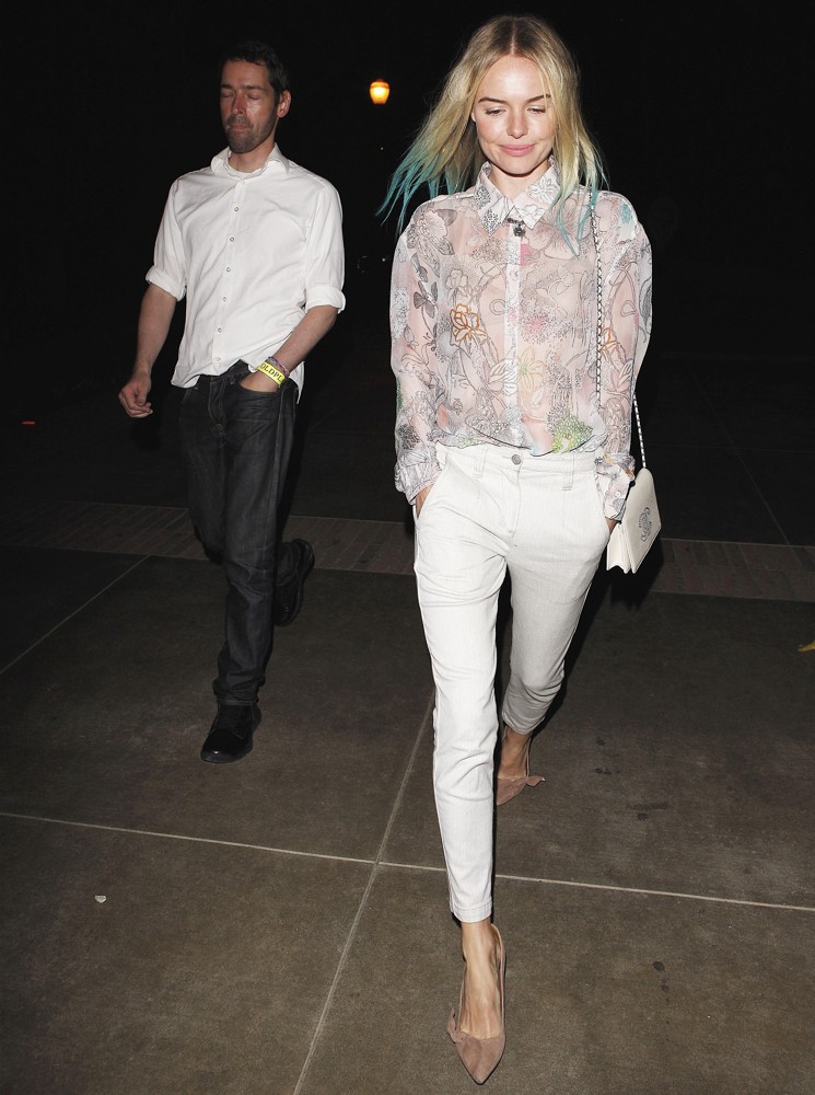 Michael Polish;Kate Bosworth;<br>Kate Bosworth and Michael Polish Leaving UCLA After Watching Coldplay Perform