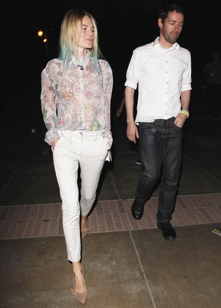 Kate Bosworth;Michael Polish;<br>Kate Bosworth and Michael Polish Leaving UCLA After Watching Coldplay Perform