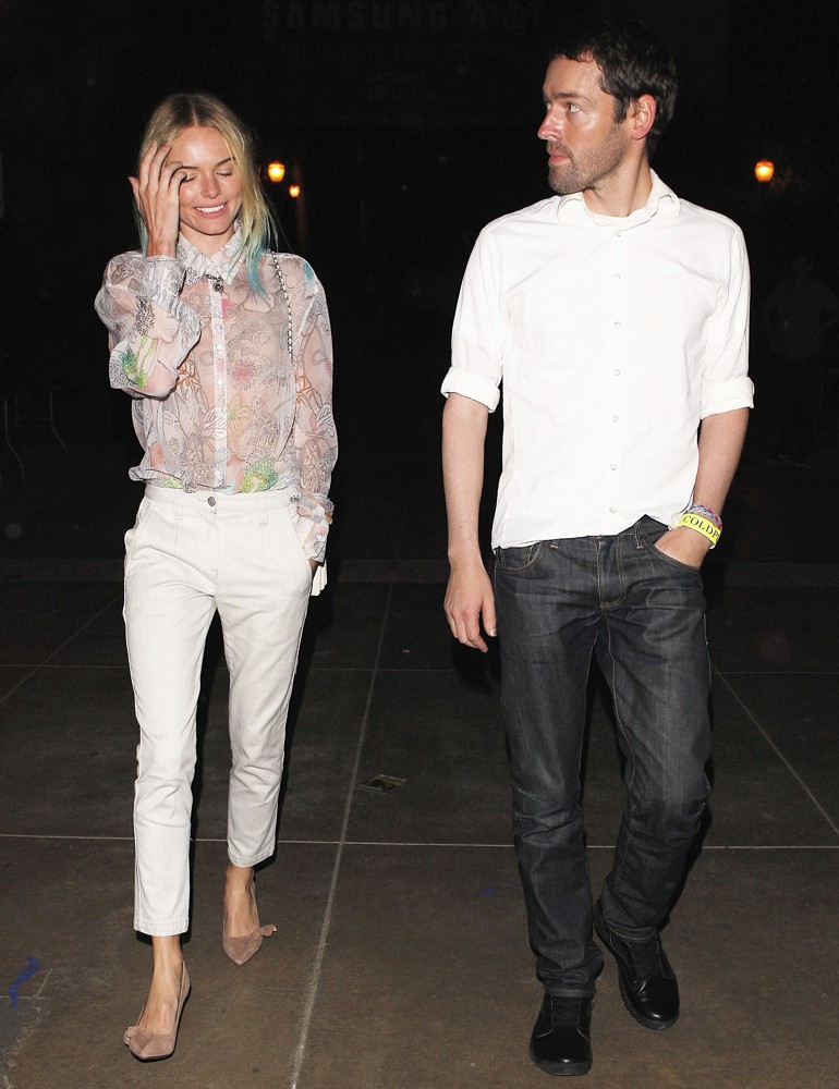 Kate Bosworth;Michael Polish;<br>Kate Bosworth and Michael Polish Leaving UCLA After Watching Coldplay Perform