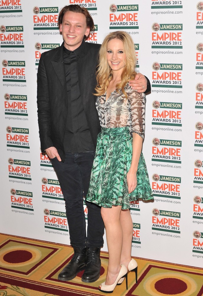 Jamie Campbell Bower;Joanne Froggatt;<br>The Empire Film Awards 2012 - Press Room