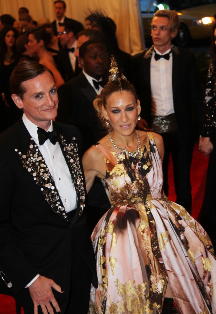 Hamish Bowles;Sarah Jessica Parker;<br>PUNK: Chaos to Couture Costume Institute Gala