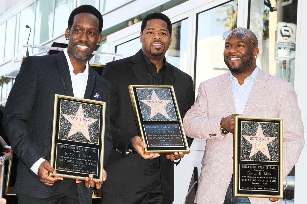 Boyz II Men;<br>Boyz II Men Are Honored with The Year's First Star on The Hollywood Walk of Fame