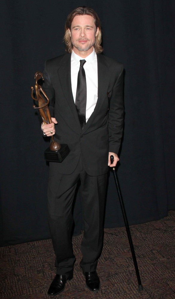 Brad Pitt;<br>The 23rd Annual Palm Springs International Film Festival Awards Gala - Press Room