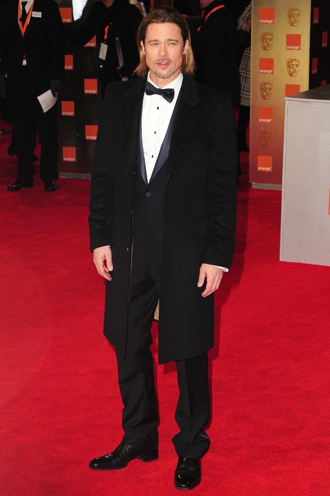 Brad Pitt;<br>Orange British Academy Film Awards 2012 - Arrivals