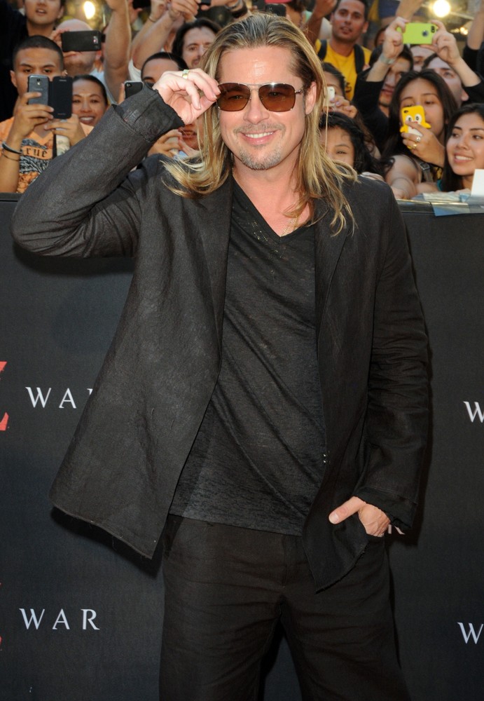 Brad Pitt;<br>New York Premiere of World War Z - Arrivals