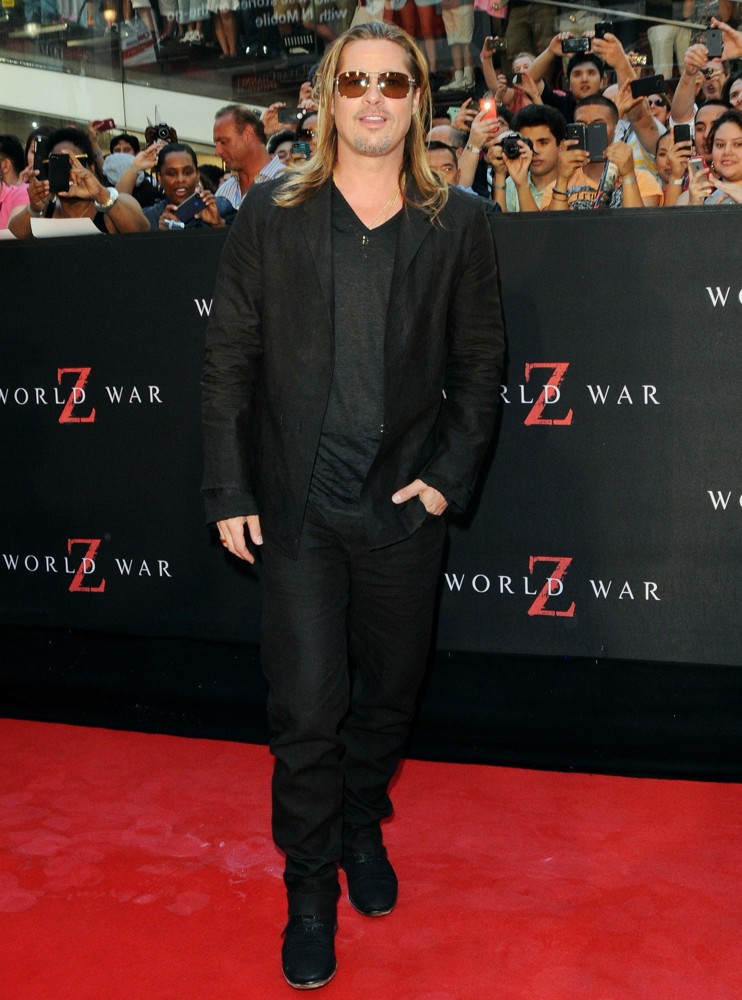 Brad Pitt;<br>New York Premiere of World War Z - Arrivals