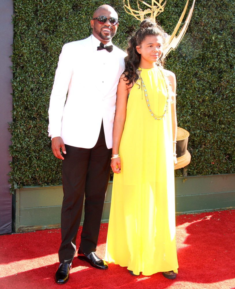 Wayne Brady;Maile Masako Brady;<br>2017 Daytime EMMY Awards - Arrivals