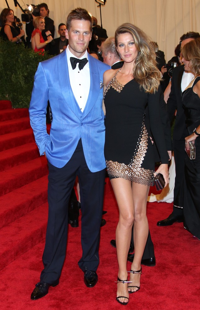 Tom Brady;Gisele Bundchen;<br>PUNK: Chaos to Couture Costume Institute Gala