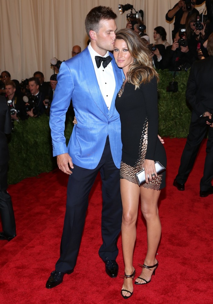 Tom Brady;Gisele Bundchen;<br>PUNK: Chaos to Couture Costume Institute Gala