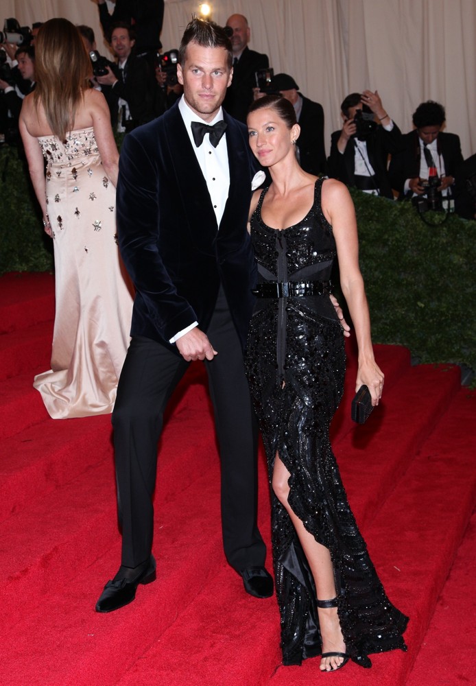 Tom Brady;Gisele Bundchen;<br>Schiaparelli and Prada Impossible Conversations Costume Institute Gala