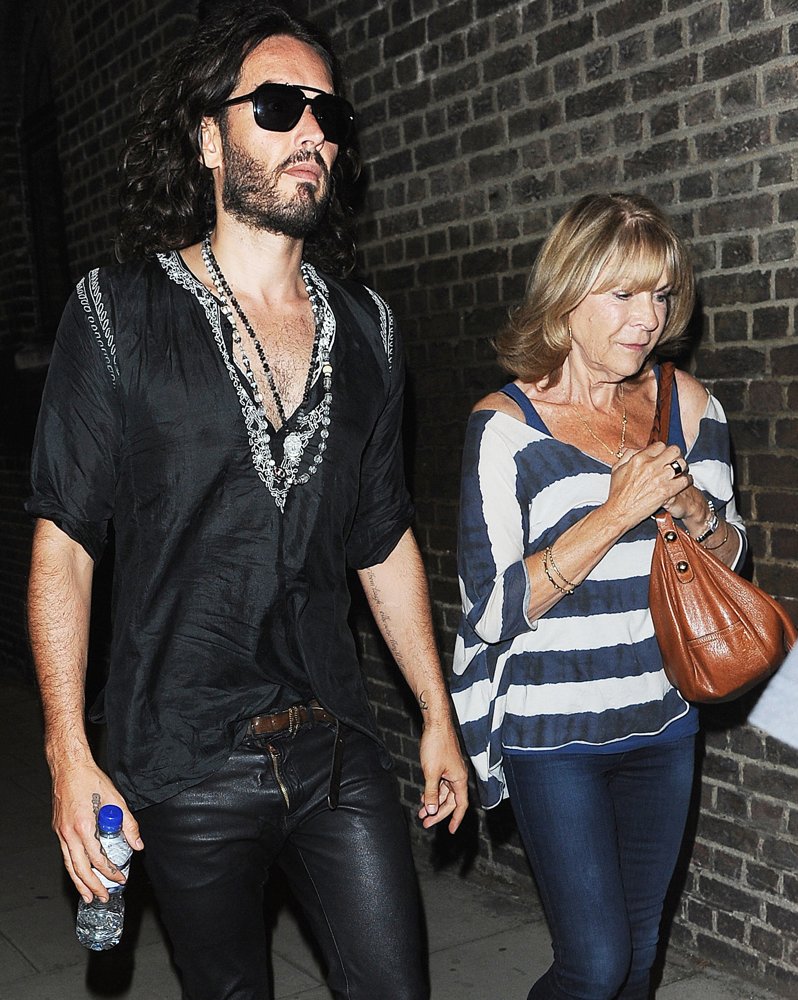 Russell Brand and Barbara Elizabeth Night Out in London