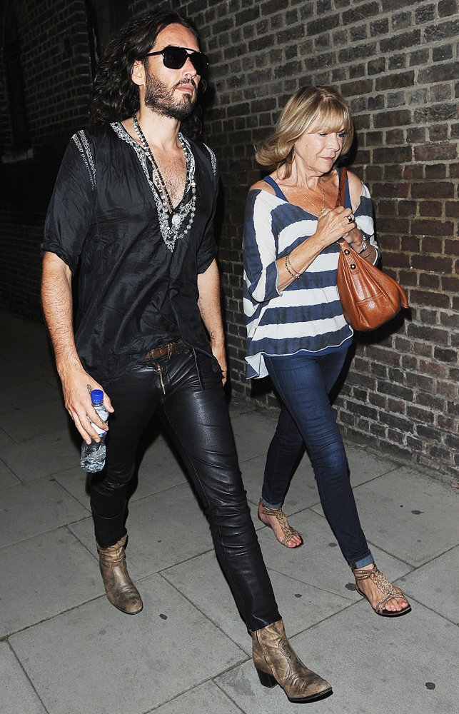 Russell Brand and Barbara Elizabeth Night Out in London