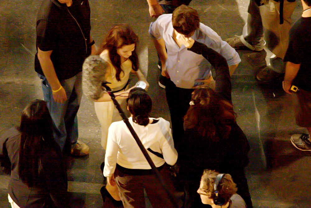 Set Pics and Video of 'Breaking Dawn' Filming of Bella and Edward's