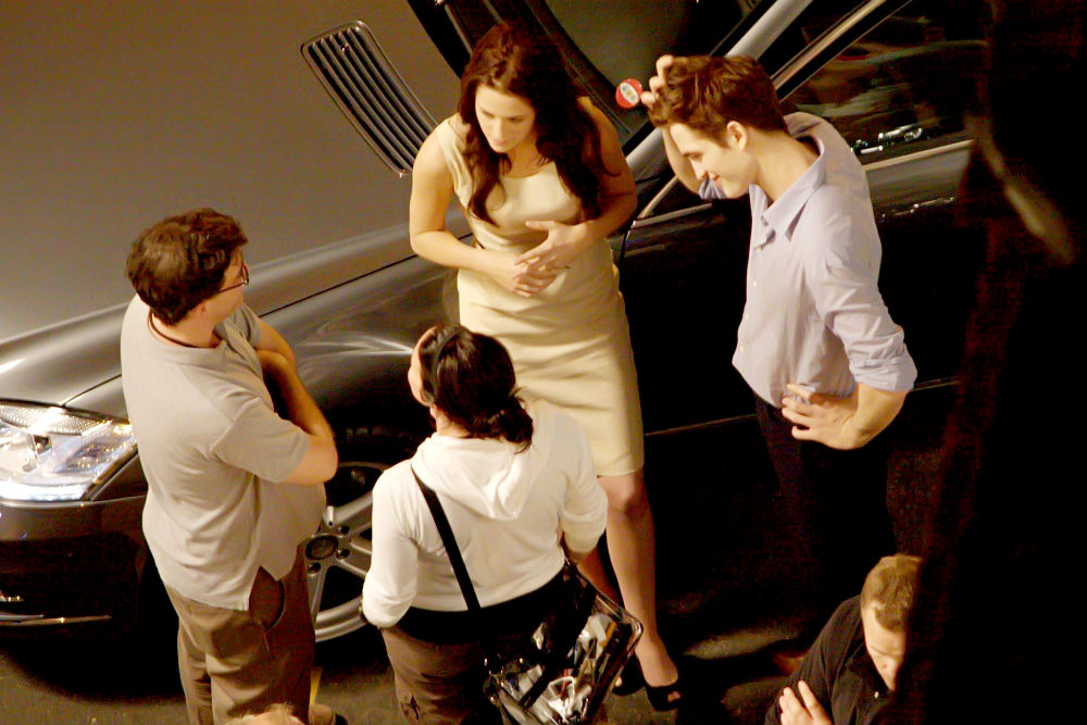 Set Pics and Video of 'Breaking Dawn' Filming of Bella and Edward's