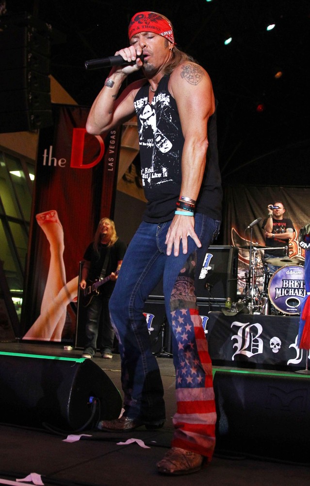 Bret Michaels;<br>Bret Michaels Performs to Celebrate The Grand Opening of The D Las Vegas