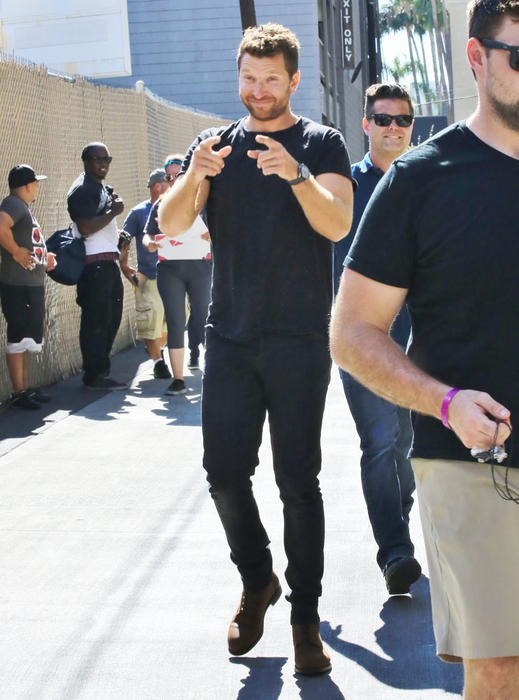 Brett Eldredge;<br>Brett Eldredge Arrives at ABC Studios to Appear on Jimmy Kimmel Live!