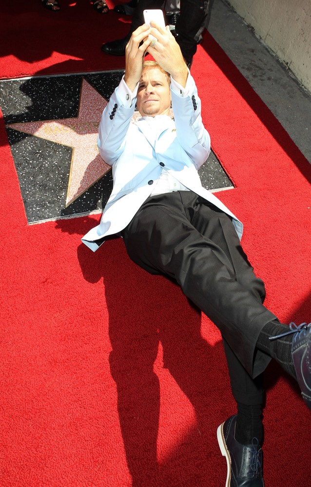 Brian Littrell;Backstreet Boys;<br>Backstreet Boys Are Honoured with A Hollywood Star on The Hollywood Walk of Fame