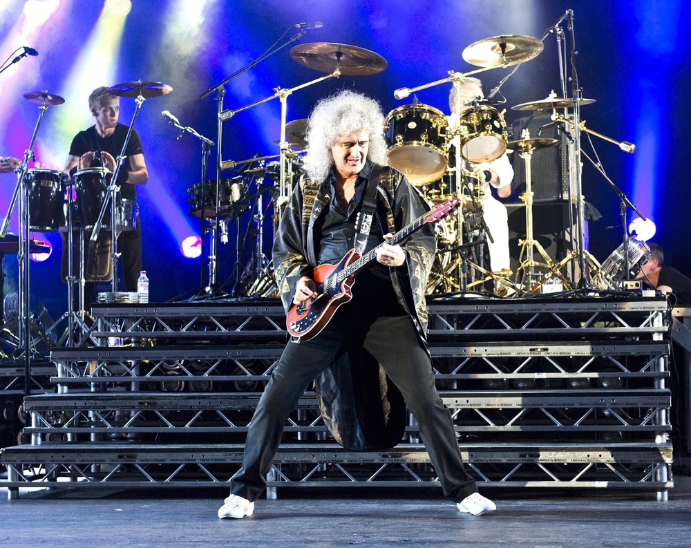 Brian May;Queen;<br>Queen and Adam Lambert Performing Live