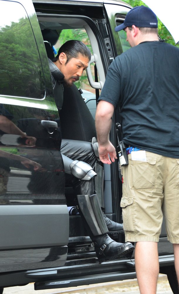 Brian Tee;<br>Scenes From The Set of Teenage Mutant Ninja Turtles 2
