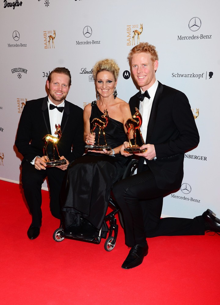 Julius Brink;Kirsten Bruhn;Jonas Reckermann;<br>Bambi Awards 2012