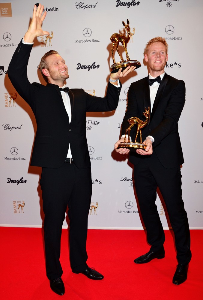 Julius Brink;Jonas Reckermann;<br>Bambi Awards 2012