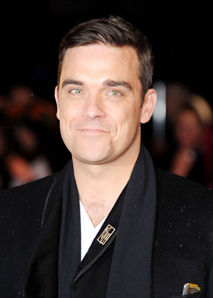 Robbie Williams;<br>The BRIT Awards 2010 - 30th Anniversary - Arrivals