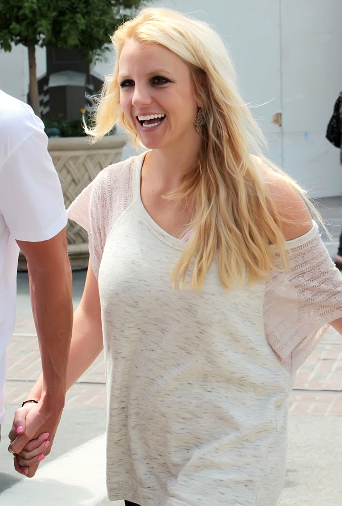 Britney Spears Shopping at The Grove