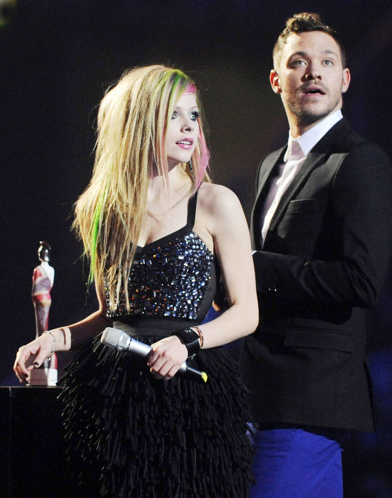 Avril Lavigne;Will Young;<br>The BRIT Awards 2011 - Inside