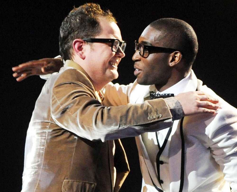 Alan Carr;Tinie Tempah;<br>The BRIT Awards 2011 - Inside
