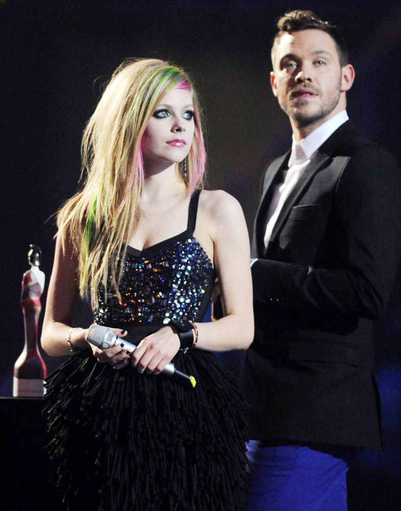 Avril Lavigne;Will Young;<br>The BRIT Awards 2011 - Inside