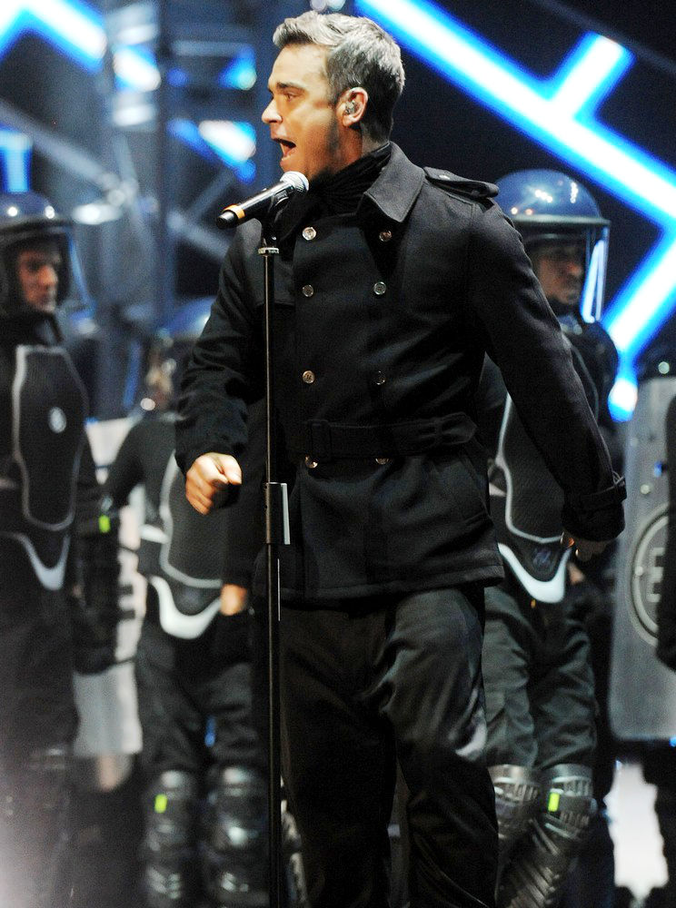 Robbie Williams;<br>The BRIT Awards 2011 - Inside