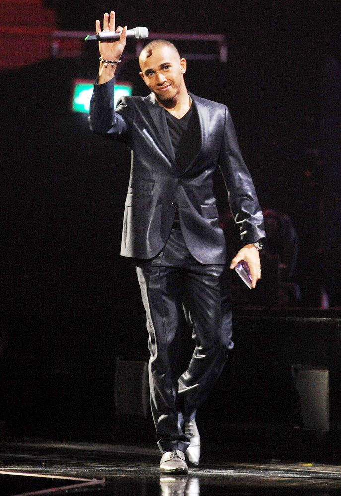 Lewis Hamilton;<br>The BRIT Awards 2011 - Inside