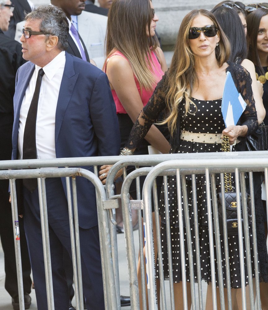 Matthew Broderick;Sarah Jessica Parker;<br>Joan Rivers Memorial Service