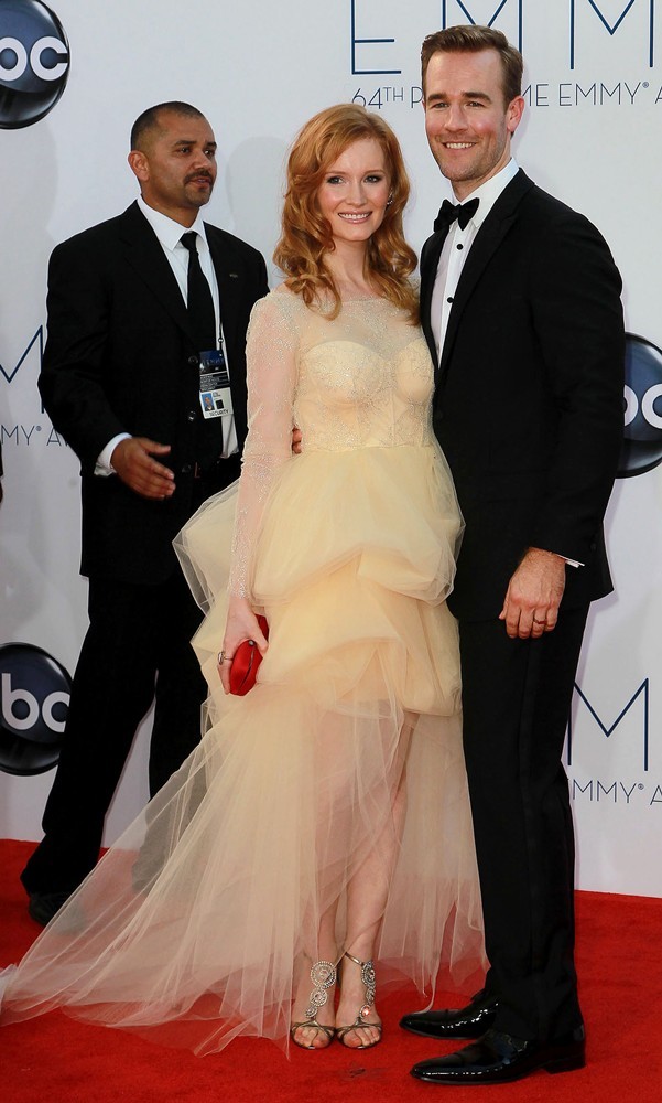 Kimberly Brook;James Van Der Beek;<br>64th Annual Primetime Emmy Awards - Arrivals