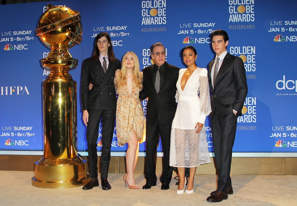 Dylan Brosnan, Dakota Fanning, Tim Allen, Susan Kelechi Watson, Paris Brosnan<br>77th Golden Globes Nominations
