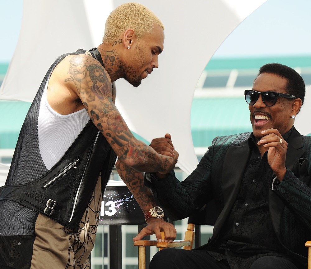 Chris Brown;Charlie Wilson;<br>BET Awards 2013 Press Conference